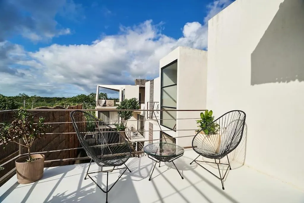 דירה טולום Saskab 11 Private Rooftop&Pool Jungle View 2Br Ph