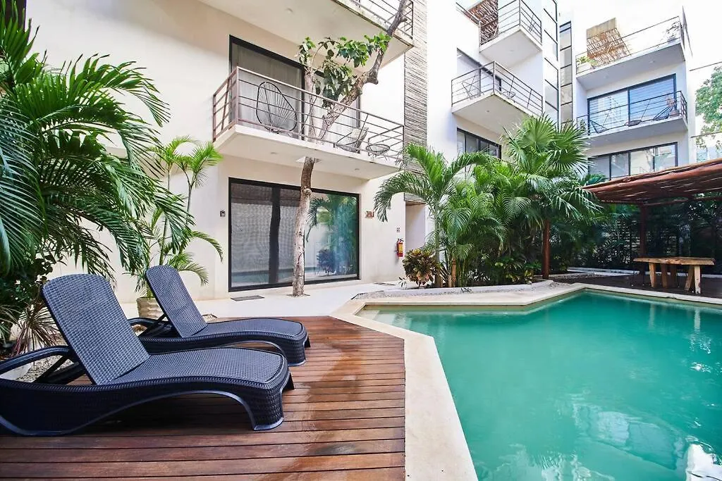 טולום Saskab 11 Private Rooftop&Pool Jungle View 2Br Ph מקסיקו