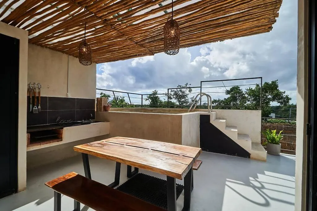 טולום Saskab 11 Private Rooftop&Pool Jungle View 2Br Ph 0*,  מקסיקו