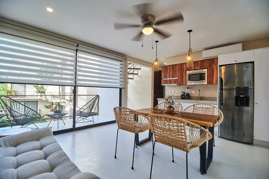 טולום Saskab 11 Private Rooftop&Pool Jungle View 2Br Ph דירה