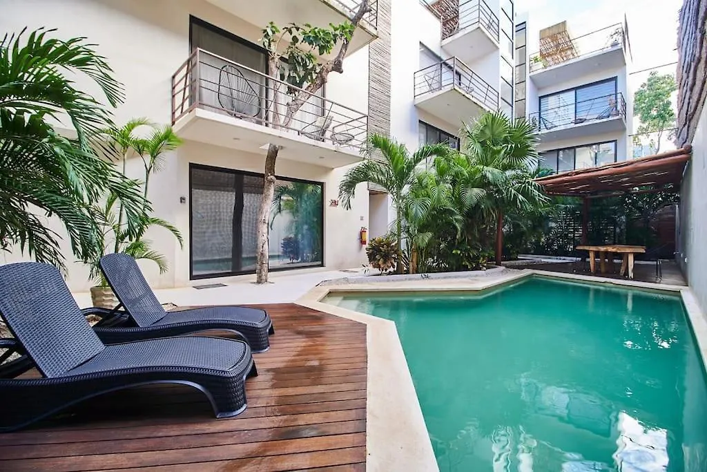 טולום Saskab 11 Private Rooftop&Pool Jungle View 2Br Ph מקסיקו